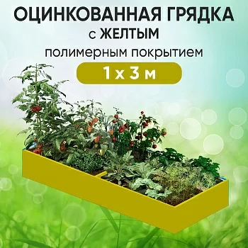 Грядка желтая (1 х 3)